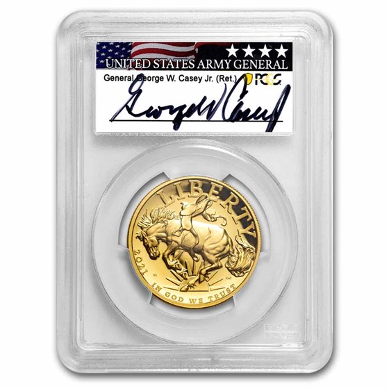 2021-W 1 oz HR American Liberty Gold PR-70 PCGS (FDI, Casey) 2021-W 1 oz HR American Liberty Gold PR-70 PCGS (FDI, Casey)