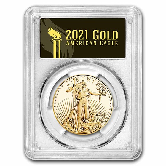 2021-W 1 oz Proof Gold Eagle (Type 2) PR-70 PCGS (FDI, Black) 2021-W 1 oz Proof Gold Eagle (Type 2) PR-70 PCGS (FDI, Black)