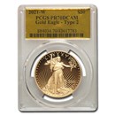 2021-W 1 oz Proof Gold Eagle (Type 2) PR-70 PCGS (Gold Foil) 2021-W 1 oz Proof Gold Eagle (Type 2) PR-70 PCGS (Gold Foil)