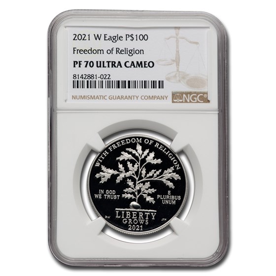 2021-W 1 oz Proof Platinum Eagle PF-70 UCAM NGC 2021-W 1 oz Proof Platinum Eagle PF-70 UCAM NGC