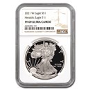 2021-W American Silver Eagle (Type 1) PF-69 NGC