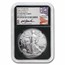 2021-W Proof American Silver Eagle (T2) PF-70 NGC (FDI, Gaudioso)