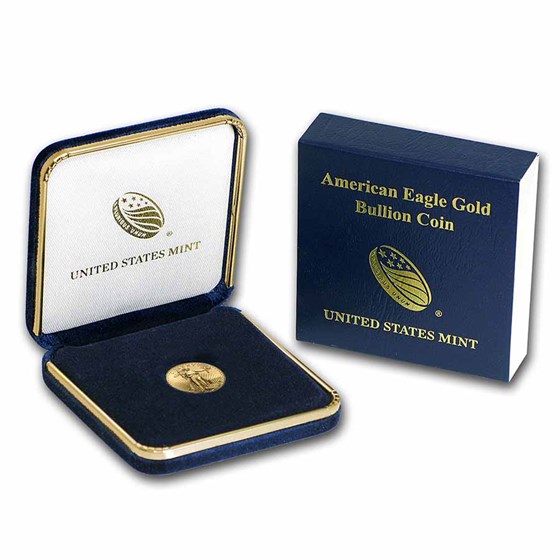 2022 1/10 oz American Gold Eagle Coin BU w/U.S. Mint Box 2022 1/10 oz American Gold Eagle Coin BU w/U.S. Mint Box