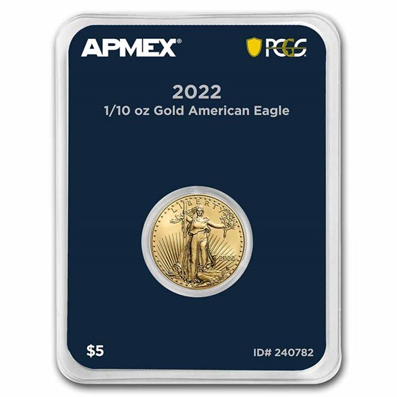2022 1/10 oz American Gold Eagle (MD Premier + PCGS FirstStrike®) 2022 1/10 oz American Gold Eagle (MD Premier + PCGS FirstStrike®)