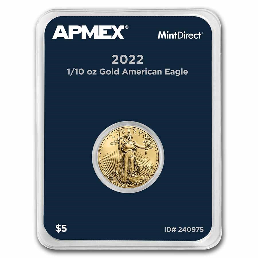 2022 1/10 oz American Gold Eagle (MintDirect® Single)