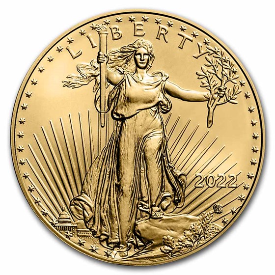 2022 1/2 oz American Gold Eagle Coin BU