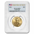 2022 1/2 oz American Gold Eagle MS-70 PCGS (First Day of Issue)