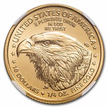 Buy 2022 1/4 oz American Gold Eagle MS-70 NGC (Everhart) | APMEX