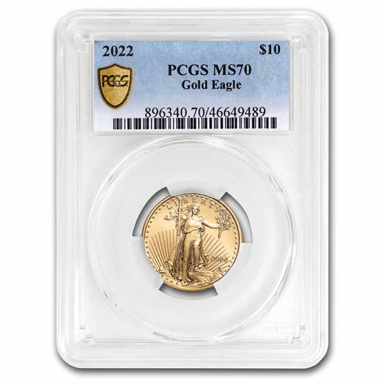 2022 1/4 oz American Gold Eagle MS-70 PCGS 2022 1/4 oz American Gold Eagle MS-70 PCGS