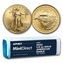 2022 1/4 oz American Gold Eagles (40-Coin MintDirect® Tube)
