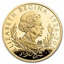 2022 1/4 oz Gold £25 Her Majesty Queen Elizabeth Proof (Box/COA)