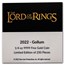 2022 1/4 oz Gold Coin $25 The Lord of the Rings: Gollum