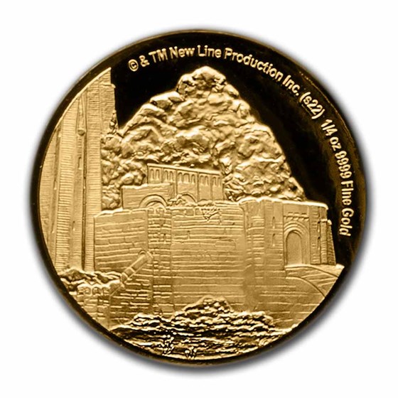 2022 1/4 oz Gold Coin $25 The Lord of the Rings: Helm's Deep 2022 1/4 oz Gold Coin $25 The Lord of the Rings: Helm's Deep