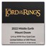 2022 1/4 oz Gold Coin $25 The Lord of the Rings: Mount Doom