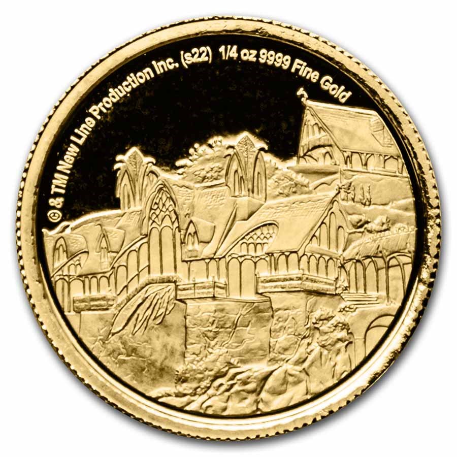 2022 1/4 oz Gold Coin $25 The Lord of the Rings: Rivendell