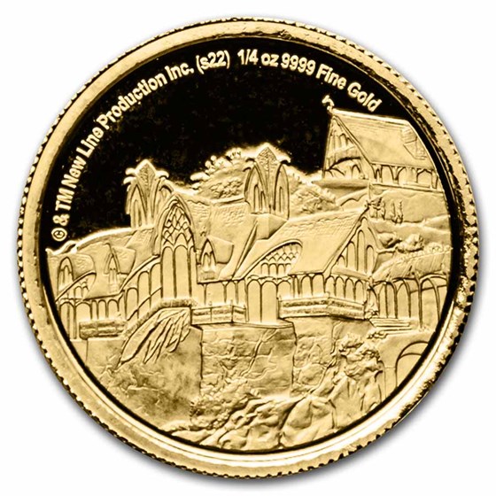 2022 1/4 oz Gold Coin $25 The Lord of the Rings: Rivendell 2022 1/4 oz Gold Coin $25 The Lord of the Rings: Rivendell