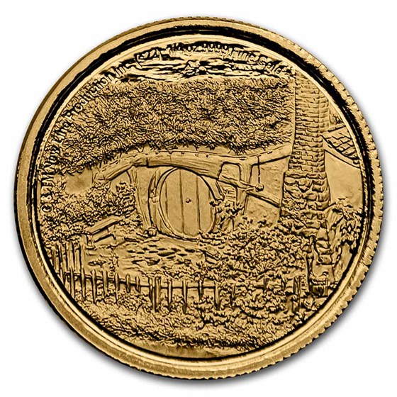 2022 1/4 oz Gold Coin $25 The Lord of the Rings: The Shire