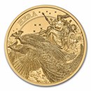 2022 1/4 oz Gold Goddesses: Hera and the Peacock (w/ Box & COA)