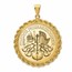 2022 1/4 oz Gold Philharmonic Pendant (Rope-Prong Bezel)
