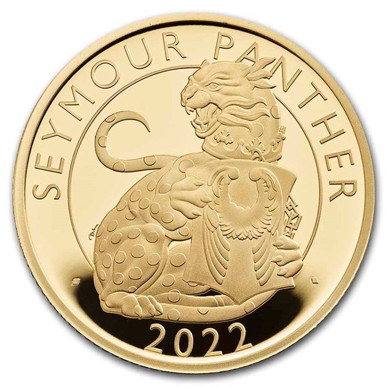 2022 1/4 oz Gold Royal Tudor Beasts Panther Proof (Box/COA)