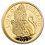 2022 1/4 oz Gold Tudor Beasts Lion of England Proof (Box/COA)