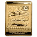 2022 1/4 oz Pf Gold €50 Masterpieces of Museums (The Lily Pond)