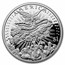 2022 1 oz Ag $1 American Rev 250th Anniv Gaspee Affair Prf