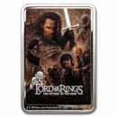 2022 1 oz Ag Coin $2 LOTR: The Return of the King Movie Poster