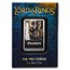 2022 1 oz Ag Coin $2 LOTR: The Two Towers Movie Poster