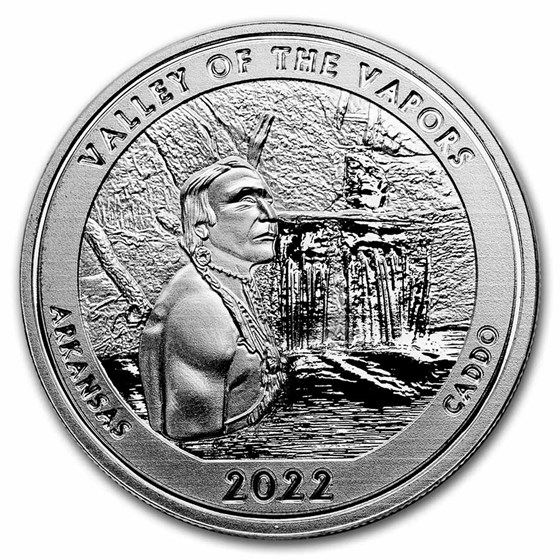 2022 1 oz Ag NATB Arkansas Hot Springs National Park (Box/COA) 2022 1 oz Ag NATB Arkansas Hot Springs National Park (Box/COA)