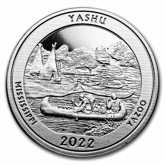 2022 1 oz Ag NATB Mississippi Vicksburg Military Park (Box/COA) 2022 1 oz Ag NATB Mississippi Vicksburg Military Park (Box/COA)