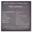2022 1 oz Ag NATB Oklahoma Chickasaw National Recreation Area