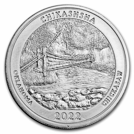 2022 1 oz Ag NATB Oklahoma Chickasaw National Recreation Area 2022 1 oz Ag NATB Oklahoma Chickasaw National Recreation Area