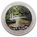 2022 1 oz Ag NATB Oklahoma Chickasaw Recreation Area (Color)
