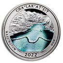 2022 1 oz Ag NATB Washington Olympic National Park (Colorized)