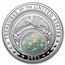 2022 1 oz Ag Treasures of the U.S. Massachusetts Beryl (Color)