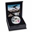2022 1 oz Ag Treasures of the U.S. Montana Sapphire (Colorized)