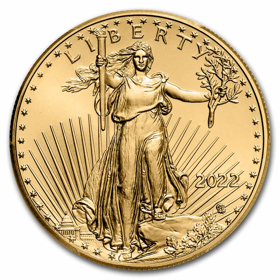 2022 1 oz American Gold Eagle MS-70 PCGS (FirstStrike®) | eBay