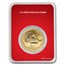 2022 1 oz American Gold Eagle - w/Red Merry Christmas Card