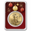 2022 1 oz American Gold Eagle - w/Red Ornaments