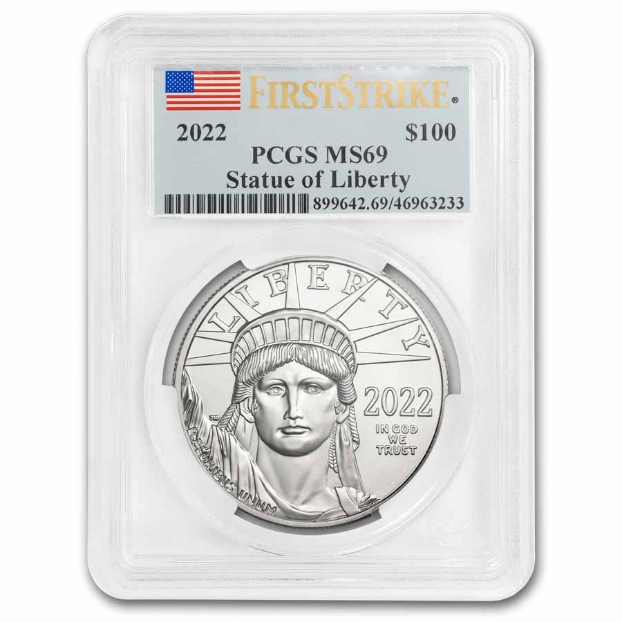 2022 1 oz American Platinum Eagle MS-69 PCGS