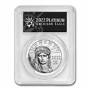 2022 1 oz American Platinum Eagle MS-70 PCGS (FS, Black Label)