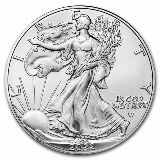 2022 1 oz American Silver Eagle Coin BU
