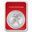 2022 1 oz American Silver Eagle - w/Red Merry Christmas Card