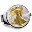 2022 1 oz Gilded Silver American Eagle Money Clip