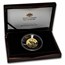 2022 1 oz Gold $100 Australia Rainforest Domed Proof (Box & COA)