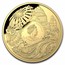 2022 1 oz Gold $100 Great Barrier Reef Domed Proof (w/Box & COA)