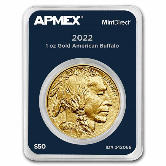 2022 1 oz Gold Buffalo (MintDirect® Single) 2022 1 oz Gold Buffalo (MintDirect® Single)