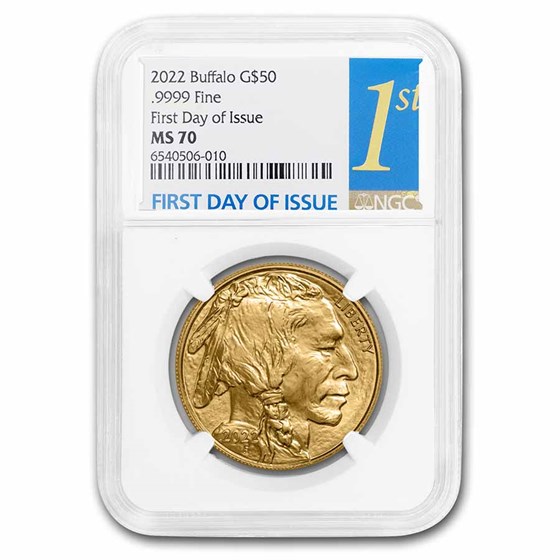 2022 1 oz Gold Buffalo MS-70 NGC (First Day) 2022 1 oz Gold Buffalo MS-70 NGC (First Day)