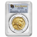 2022 1 oz Gold Buffalo MS-70 PCGS (FS, Black Diamond)
